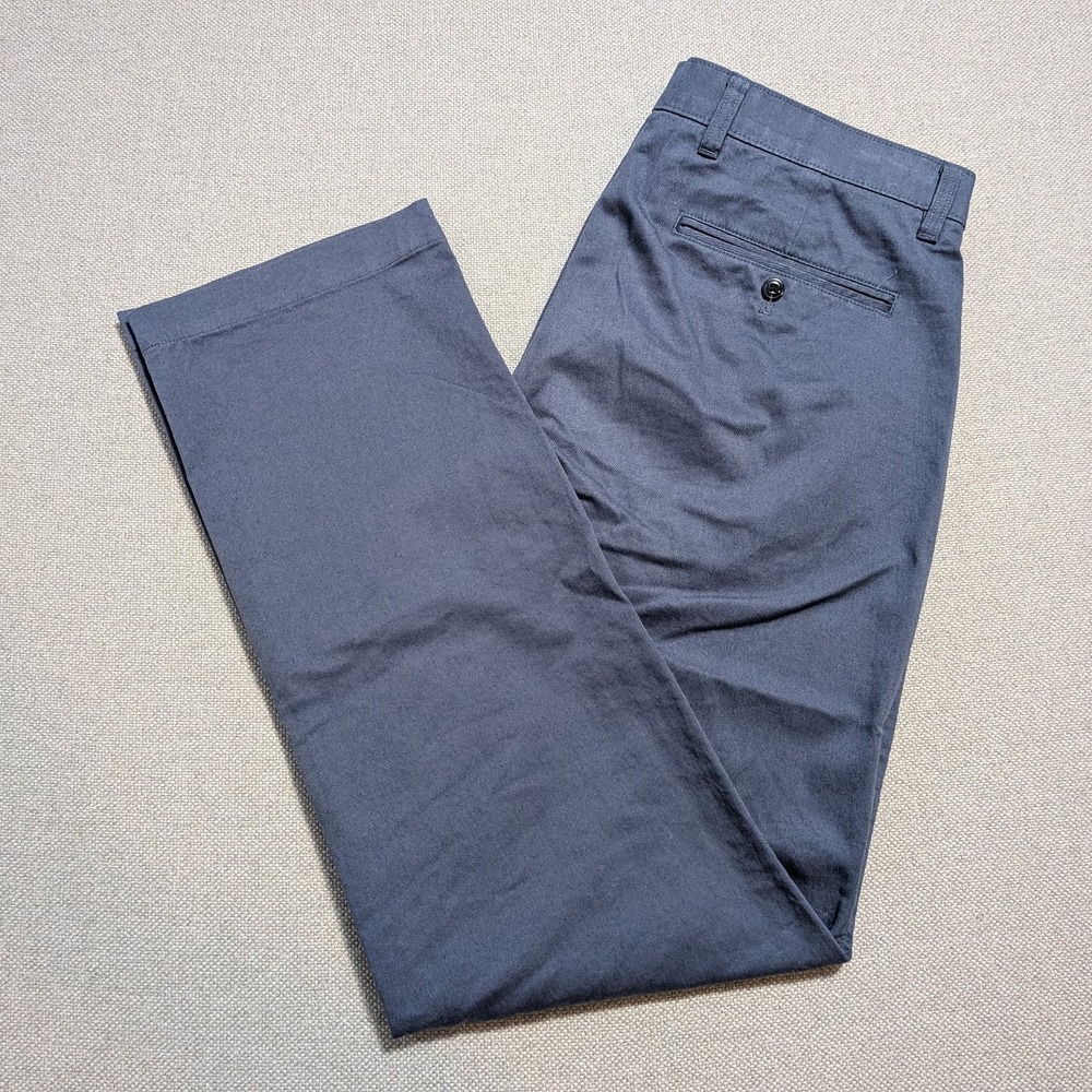 GAP Chinos Mens Pants Straight Performance Blue 32x30 Chino Stretch Pockets